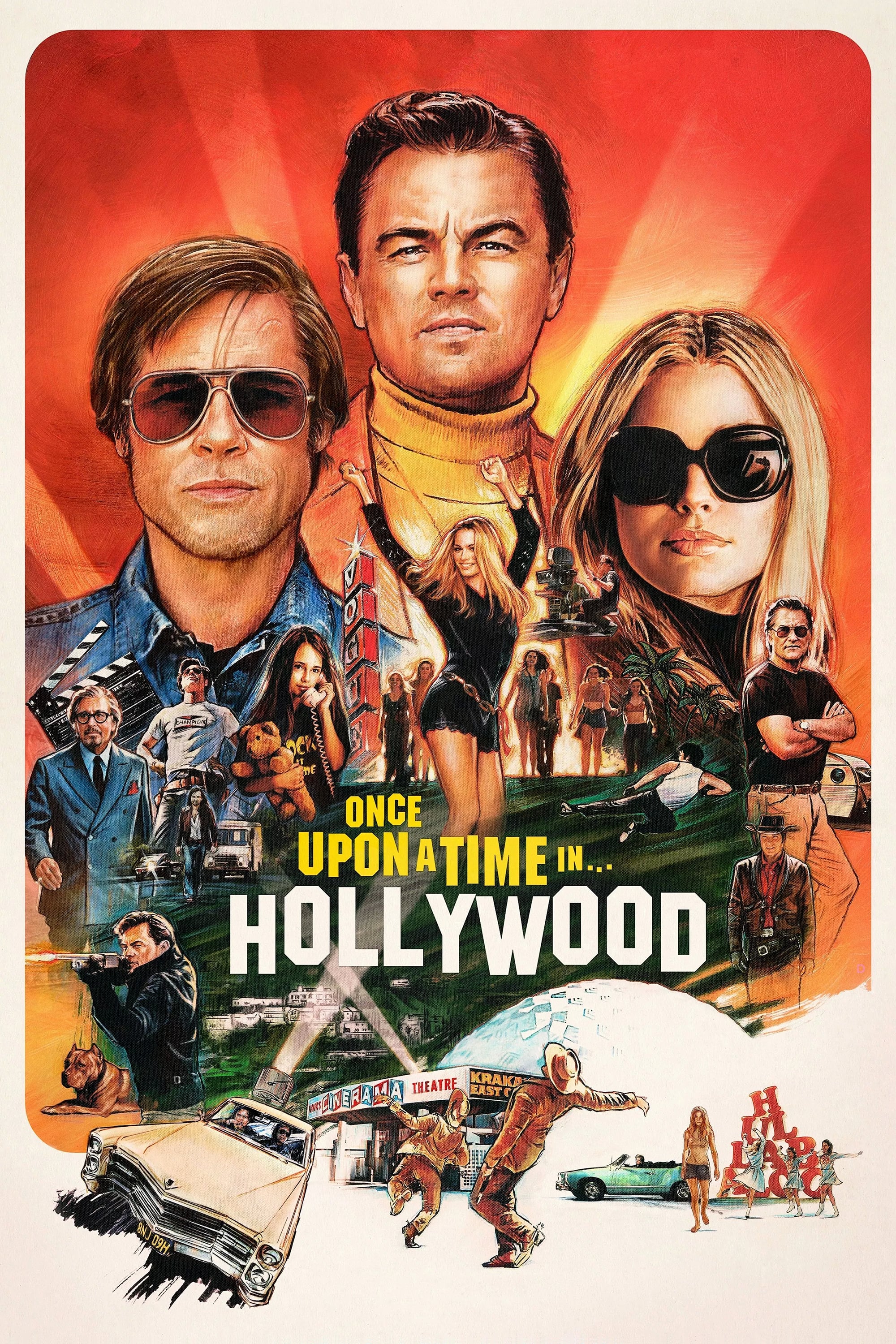Poster for the movie "Once Upon a Time... in Hollywood"
